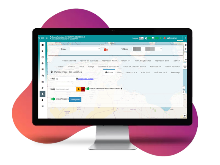 GPS Tunisie Plateforme TDS FLEET de géolocalisation